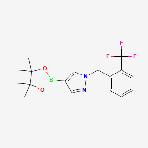 4-(4,4,5,5-Tetramethyl-[1,3,2]dioxaborolan-2-yl)-1-(2-trifluoromethyl-benzyl)-1H-pyrazole