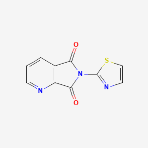 5H-Pyrrolo[3,4-b]pyridin-5,7(6H)-dione, 6-(2-thiazolyl)-