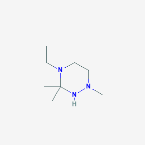 4-Ethyl-1,3,3-trimethyl-1,2,4-triazinane