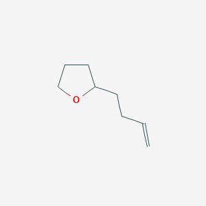 molecular formula C8H14O B14154820 2-(3-Buten-1-yl)tetrahydrofuran CAS No. 35897-55-3