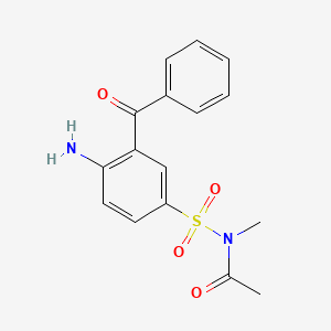 N-(3-Benzoylsulfanilyl)-N-methylacetamide