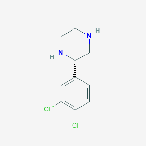 (2S)-2-(3,4-dichlorophenyl)piperazine