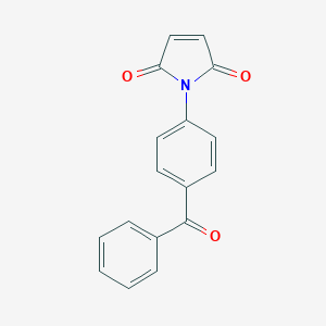 molecular formula C17H11NO3 B014155 4-(Maleimido)benzophenone CAS No. 92944-71-3