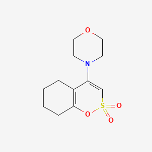 4-(Morpholin-4-yl)-5,6,7,8-tetrahydro-2H-1,2lambda~6~-benzoxathiine-2,2-dione