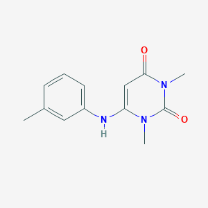 1,3-Dimethyl-6-m-tolylamino-1H-pyrimidine-2,4-dione