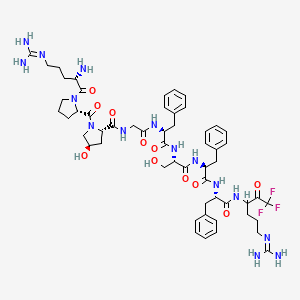 Arg-pro-hyp-gly-phe-ser-phe-phe-arg-trifluoroacetic acid