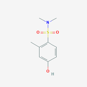 molecular formula C9H13NO3S B1415515 4-Hydroxy-2,N,N-trimethylbenzenesulfonamide CAS No. 1822771-49-2
