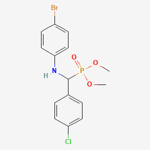 Dimethyl [[(4-bromophenyl)amino](4-chlorophenyl)methyl]phosphonate