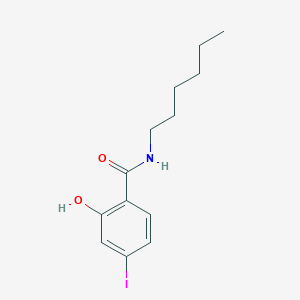 molecular formula C13H18INO2 B14155210 N-Hexyl-2-hydroxy-4-iodobenzamide CAS No. 89011-07-4