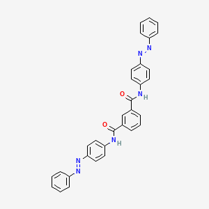 N,N'-bis{4-[(E)-phenyldiazenyl]phenyl}benzene-1,3-dicarboxamide