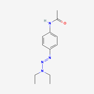 Triazene, 3,3-diethyl-1-(p-acetamidophenyl)-