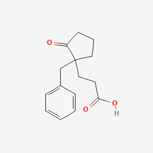 1-Benzyl-2-oxocyclopentanepropionic acid