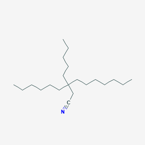 molecular formula C21H41N B14155494 3-Hexyl-3-pentyldecanenitrile CAS No. 5345-33-5