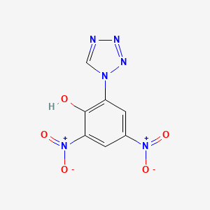 2,4-Dinitro-6-(tetrazol-1-yl)phenol