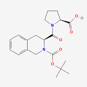 1-{[(3S)-2-(tert-butoxycarbonyl)-1,2,3,4-tetrahydroisoquinolin-3-yl]carbonyl}-L-proline