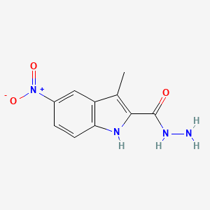 3-methyl-5-nitro-1H-indole-2-carbohydrazide