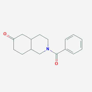 2-Benzoyl-1,3,4,4a,5,7,8,8a-octahydroisoquinolin-6-one