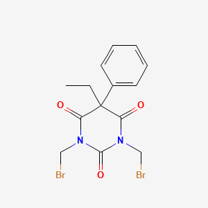 1,3-Bis(bromomethyl)-5-ethyl-5-phenylbarbituric acid