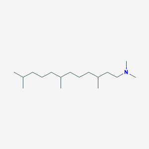 molecular formula C17H37N B14155758 N,N,3,7,11-pentamethyldodecan-1-amine CAS No. 56392-07-5