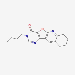 2-Butyl-6,7,8,9-tetrahydro-2H-11-oxa-2,4,10-triaza-benzo[b]fluoren-1-one