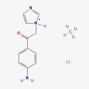 N-(4-Aminophenacyl)imidazole hydrochloride