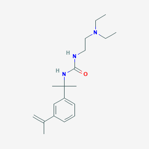 1-[2-(Diethylamino)ethyl]-3-{2-[3-(prop-1-en-2-yl)phenyl]propan-2-yl}urea