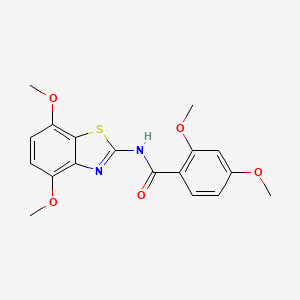 N-(4,7-dimethoxybenzo[d]thiazol-2-yl)-2,4-dimethoxybenzamide