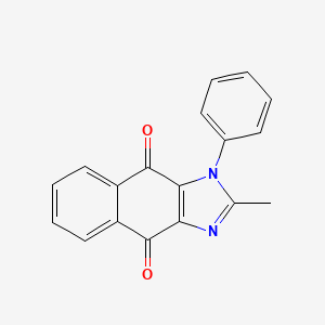 2-Methyl-1-phenyl-1h-naphtho[2,3-d]imidazole-4,9-dione