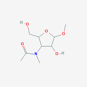 Methyl 3-[acetyl(methyl)amino]-3-deoxypentofuranoside