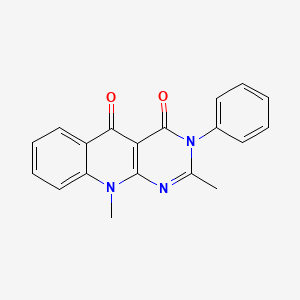 2,10-Dimethyl-3-phenylpyrimido[4,5-b]quinoline-4,5-dione