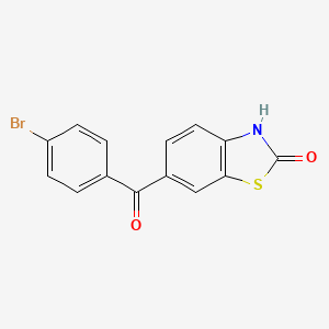 2(3H)-Benzothiazolone, 6-(4-bromobenzoyl)-