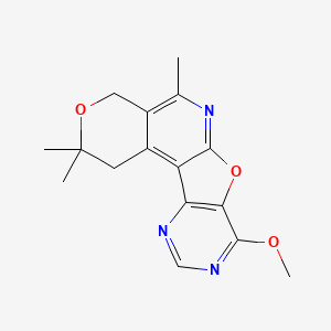 8-Methoxy-2,2,5-trimethyl-1,4-dihydro-2H-3,7-dioxa-6,9,11-triaza-benzo[c]fluorene