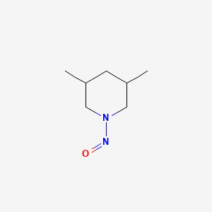 molecular formula C7H14N2O B14155943 3,5-Dimethyl-1-nitrosopiperidine CAS No. 78338-31-5