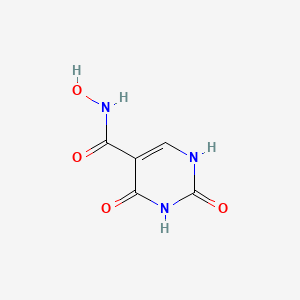 molecular formula C5H5N3O4 B14155955 n-Hydroxy-2,4-dioxo-1,2,3,4-tetrahydropyrimidine-5-carboxamide CAS No. 42022-47-9