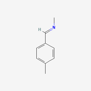 molecular formula C9H11N B14155987 N-[(4-Methylphenyl)methylene]methanamine CAS No. 17972-13-3