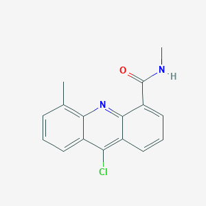 molecular formula C16H13ClN2O B14156013 4-Acridinecarboxamide, 9-chloro-N,5-dimethyl- CAS No. 88915-00-8