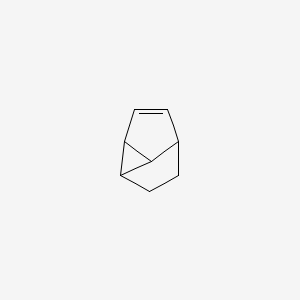 molecular formula C8H10 B14156026 Tricyclo(3.2.1.02,8)oct-6-ene CAS No. 3725-33-5