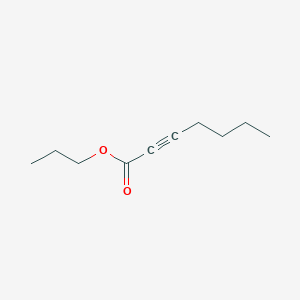 molecular formula C10H16O2 B14156072 Propyl hept-2-ynoate CAS No. 3882-57-3