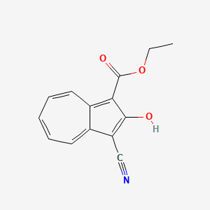 Ethyl 3-cyano-2-hydroxy-azulene-1-carboxylate