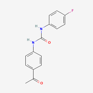 molecular formula C15H13FN2O2 B14156130 1-(4-Acetylphenyl)-3-(4-fluorophenyl)urea CAS No. 1584-63-0