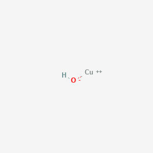 molecular formula CuHO+ B14156179 Copper(1+), hydroxy-, ion CAS No. 19650-79-4