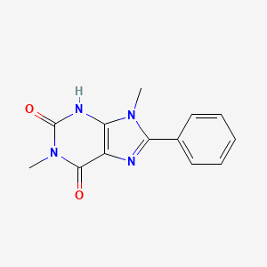 1,9-dimethyl-8-phenyl-3,9-dihydro-1H-purine-2,6-dione