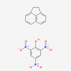 molecular formula C18H13N3O7 B14156189 Acenaphthene, monopicrate CAS No. 4599-99-9