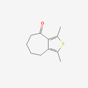 5,6,7,8-Tetrahydro-1,3-dimethyl-4H-cyclohepta[c]thiophen-4-one