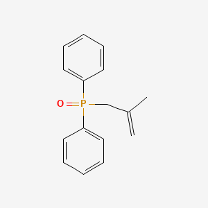 molecular formula C16H17OP B14156244 (2-Methylprop-2-en-1-yl)(oxo)diphenyl-lambda~5~-phosphane CAS No. 4455-75-8