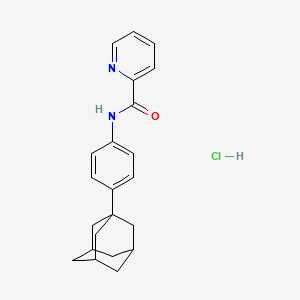 Picolinamide, N-(p-(1-adamantyl)phenyl)-, hydrochloride