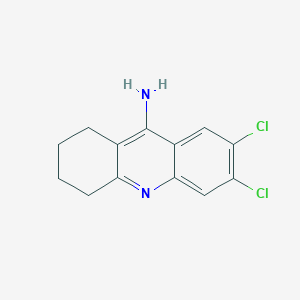 molecular formula C13H12Cl2N2 B14156340 6,7-Dichloro-1,2,3,4-tetrahydroacridin-9-amine CAS No. 286438-23-1