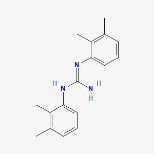 molecular formula C17H21N3 B14156411 N,N'-Bis(dimethylphenyl)guanidine CAS No. 75535-12-5