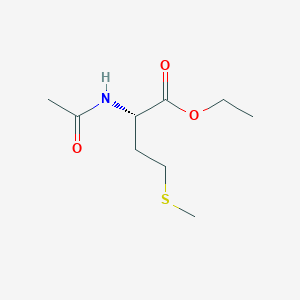 molecular formula C9H17NO3S B14156479 N-acetyl-L-methionine ethyl ester CAS No. 59587-10-9