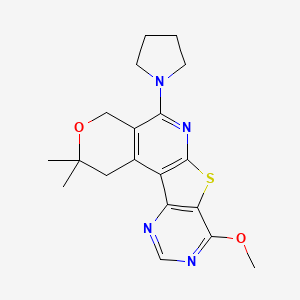 molecular formula C19H22N4O2S B14156490 Agn-PC-0loicj CAS No. 4893-75-8